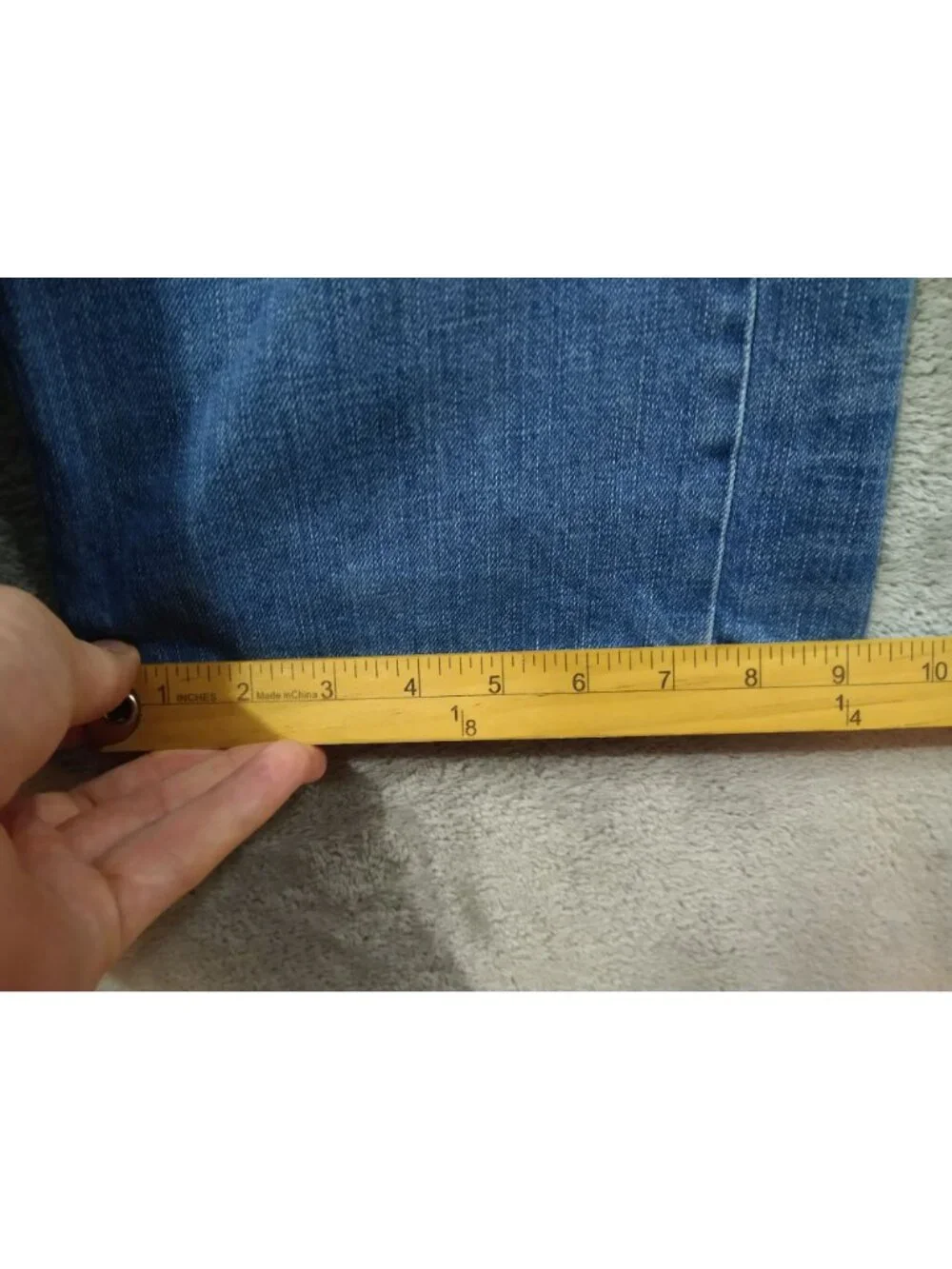 Banana Republic Jeans Mens 38x30 Blue Denim Vintage Straight Distressed Mid Rise